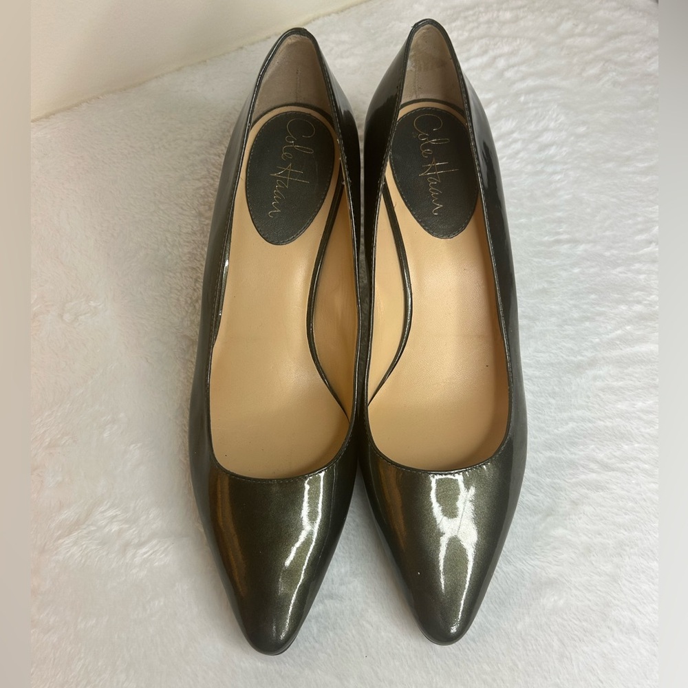 Cole Haan Nike Air dark green dress shoes